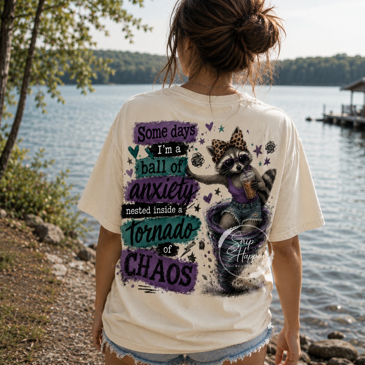 Some Days I'm a Ball of Anxiety Nested Inside a Tornado of Chaos Tee
